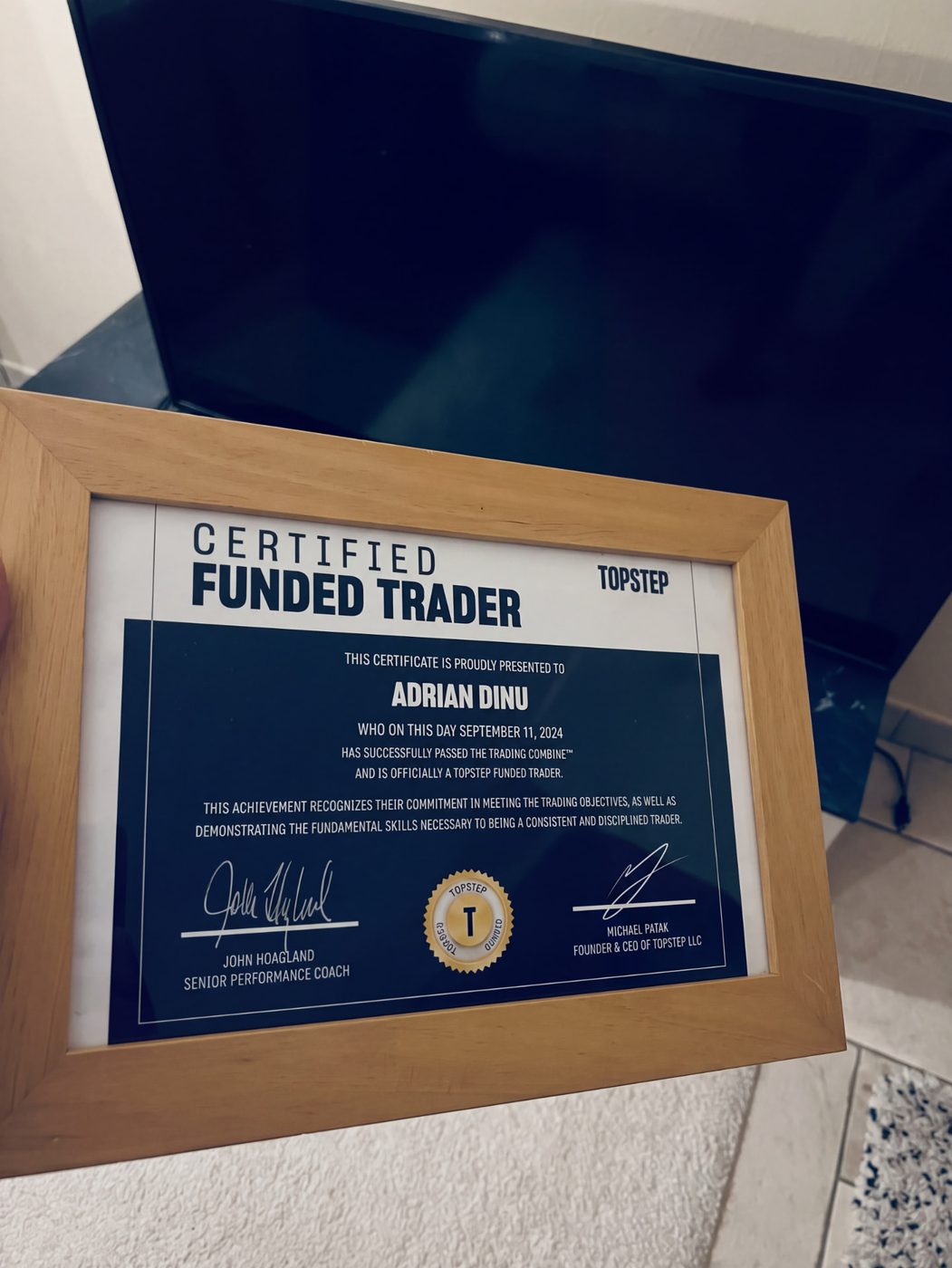Topstep — Certified Funded Trader — Trading Combine