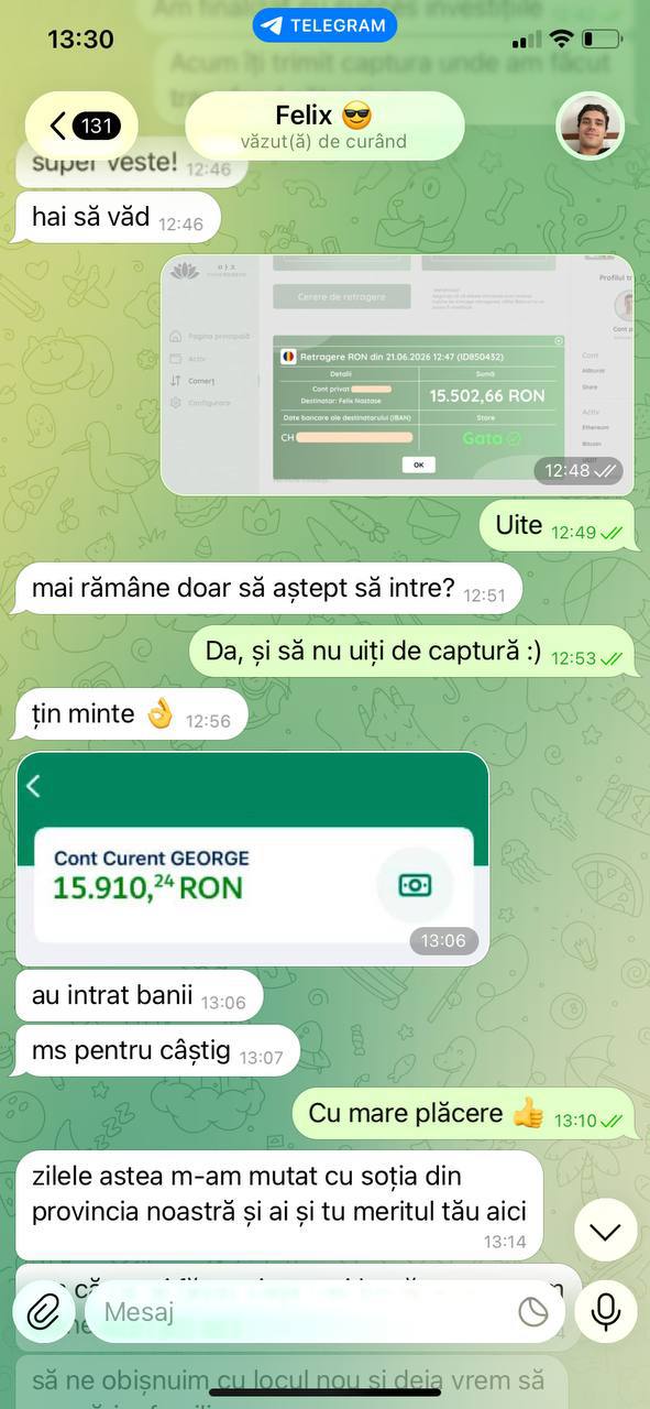 Recenzie client pe Telegram 2